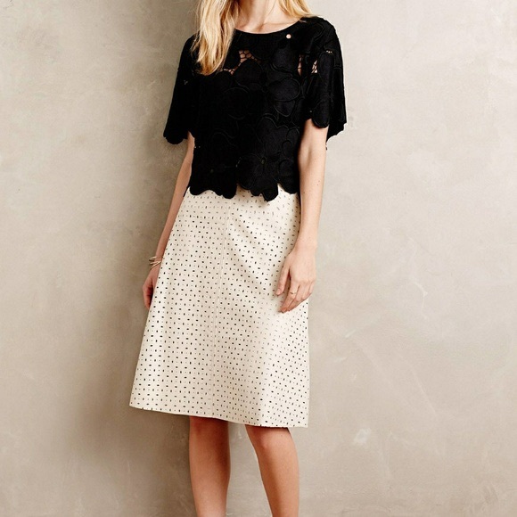 Anthropologie Dresses & Skirts - Vegan Leather Skirt